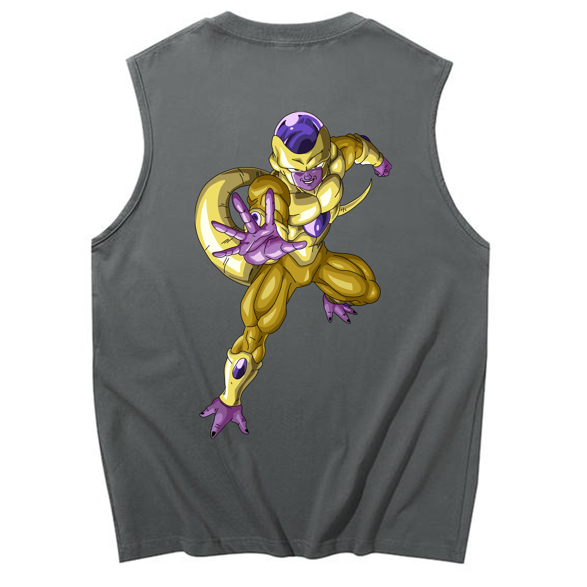（画像用） ドラゴンボール フリーザ DRAGON BALL Frieza コットン100％タンクトップ（背面プリント）